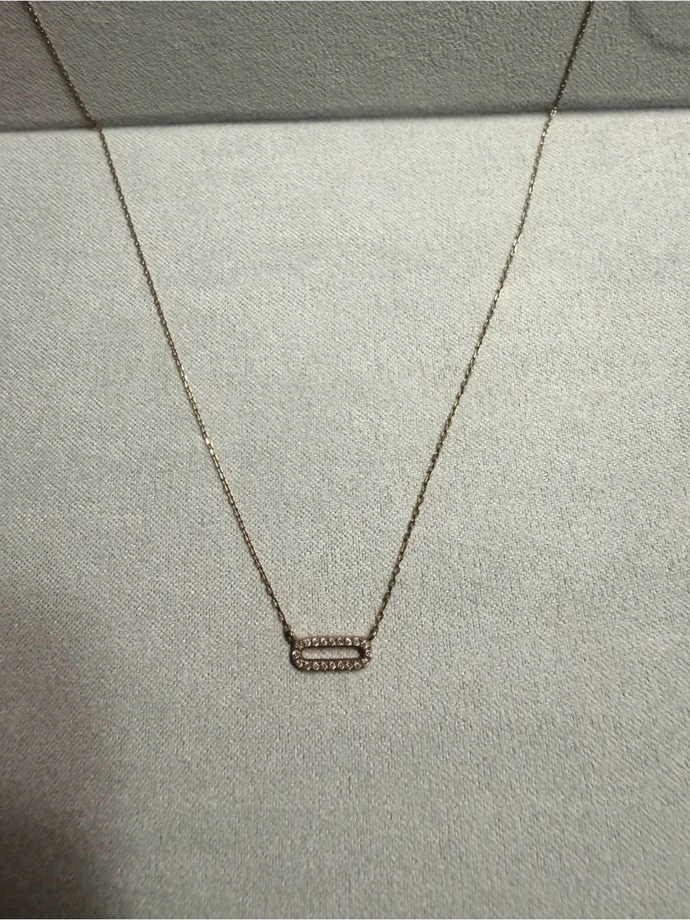 Gorjana 14K Diamond Pavé Clip Necklace